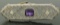 Antique Art Deco 14k Two Tone Gold Amethyst & Old Diamond Etched Filigree Brooch