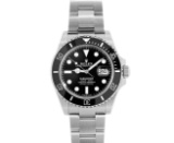 Rolex Mens Stainless Steel 41MM Submariner With Box And Card