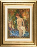 Bathing in Autumn by Manor Shadian