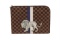 Louis Vuitton Brown Damier Ebene Lion Chapman Pochette Jour GM