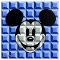 Blue 8-Bit Mickey by Loveless Tennessee