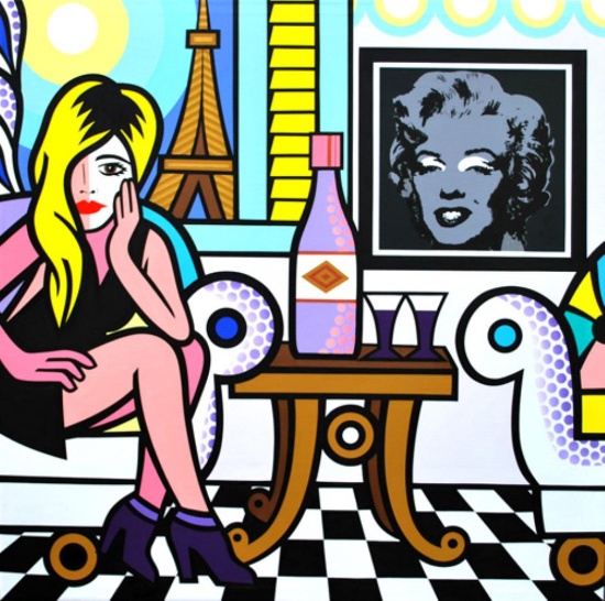 Paris Living Room by Jozza