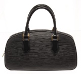 Louis Vuitton Black Epi Leather Jasmin Satchel Bag