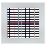 Hommage du Mondrian (Silver) by Agam Yaacov