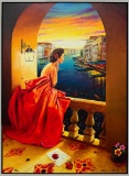 Lady In Venice by Orlando Rafael Quevedo
