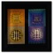 VP - 118 & VP - 108 de la serie Structures Universelles Du Damier by Vasarely (1