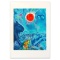 The Sun Over Paris by Chagall (1887-1985)