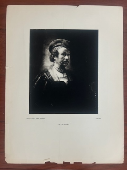 Self Portrait by Rembrandt