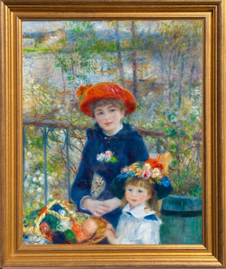 The Two Sisters, On The Terrace By Renoir