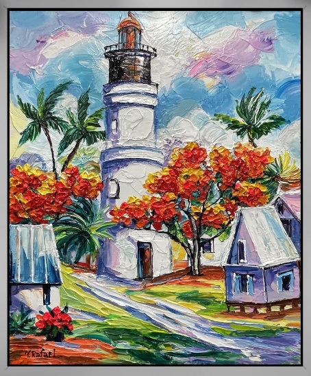 Key West Light House by Yana Rafael