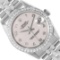 Rolex Midzie 31MM Quickset Cream Arabic Dial With Diamond Bezel Datejust Wristwa