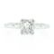 NEW Platinum GIA Certified 1.11 ctw Radiant Cut Diamond Solitaire Engagement Rin