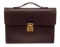 Louis Vuitton Burgundy Taiga Leather Serviette Clado Briefcase