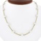 14k Yellow Gold Baroque White Pearl by the Yard 17
