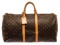 Louis Vuitton Brown Monogram Canvas Keepall 55 Travel Bag