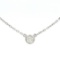 14kt WG Solitare Necklace 0.24 cts.
