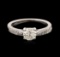 14-18KT White Gold 1.08 ctw Diamond Wedding Ring Set