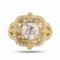 2.60 ctw G COLOR I1 CLARITY CENTER Diamond 18K Yellow Gold Ring (2.60 ctw Diamon