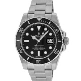 Rolex Mens Stainless Steel Ceramic Insert 40mm Submariner Wristwatch