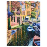 Romantic Canal by Behrens (1933-2014)