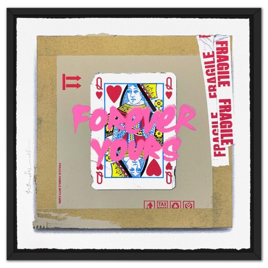 Queen of Love (Pink) by Mr Brainwash,