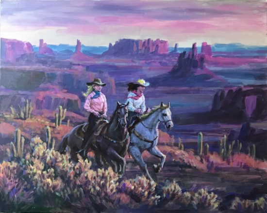Across the Painted Desert by Richard Ho, orig