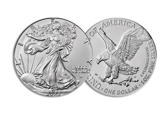 2023 American Silver Eagle.999 Fine Silver Dollar Coin