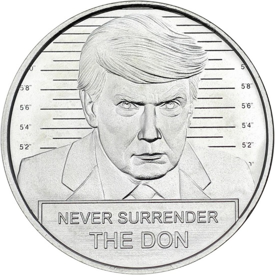 Donald Trump Mugshot 1oz .999 Fine Silver Coin