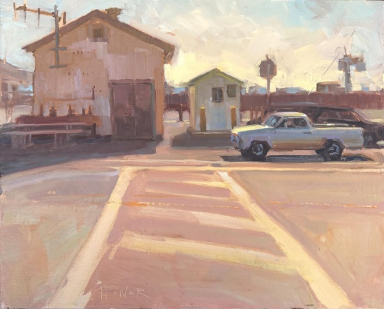 Peachy Parking by Anette Power