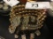 Gold Toned Rhinestone Elephant Bracelet