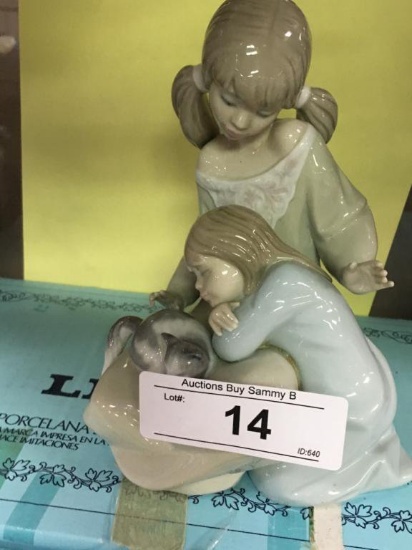 Lladro "Little Sister" Figurine #1534 With Box