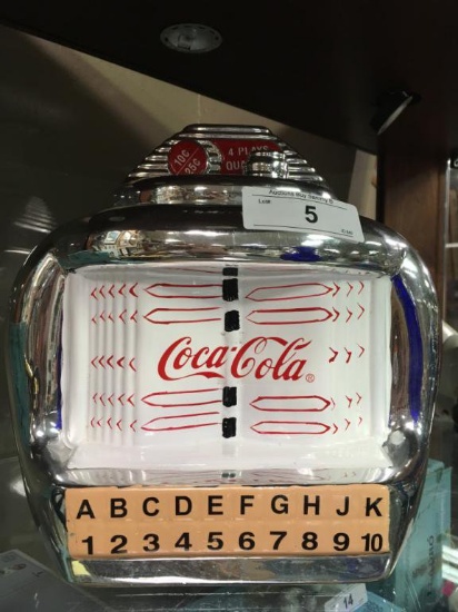 Coca-Cola, JUKE BOX MOTIF Cookie jar