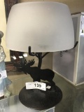 Metal Moose Candle Holder w/ Shade 10