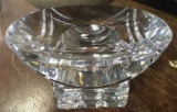 Waterford Stamped Crystal Candle Holder 2 1/2