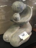 Ceramic Mother Figurine Kneeling 10