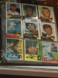 Binder with baseball cards
