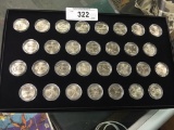 Assorted tray of quarters
