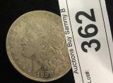 1921 P Silver Morgan Dollars