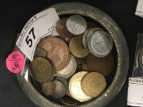 40 Foreign Coins Including 16 Roman Empire Coins