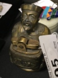 Vintage Asian Man Brass Lighter 3