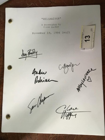 "Hellraiser" Screen Play Draft 1986, COPY