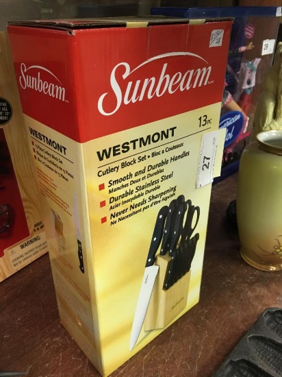 NIB Sunbeam Westmont Knife Bock & Knives