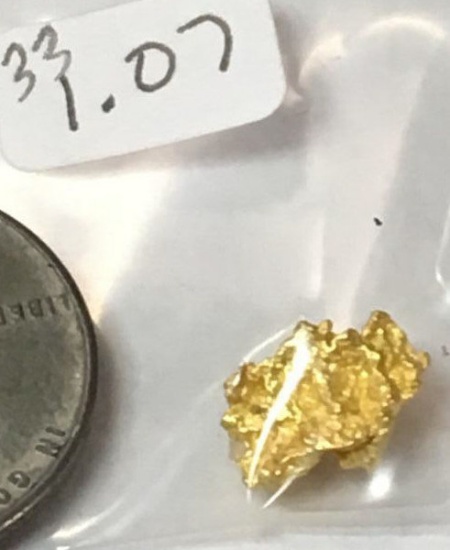 1.07 Grams, Gold Nuggets