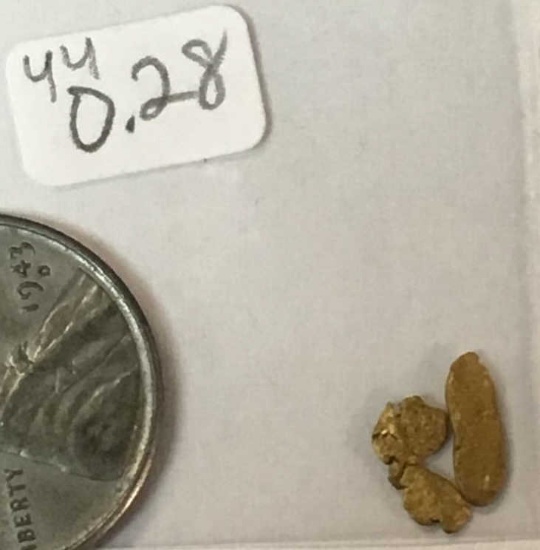 0.28 Grams, Gold Nuggets