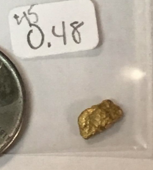 0.48 Grams, Gold Nuggets