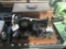 Antique Singer Sewing Machine With Case