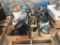 Pallet of miscellaneous washers nuts bolts and