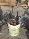 Bucket with assorted handles