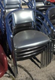 9 silver in stainless matching chairs
