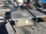 Large steel table